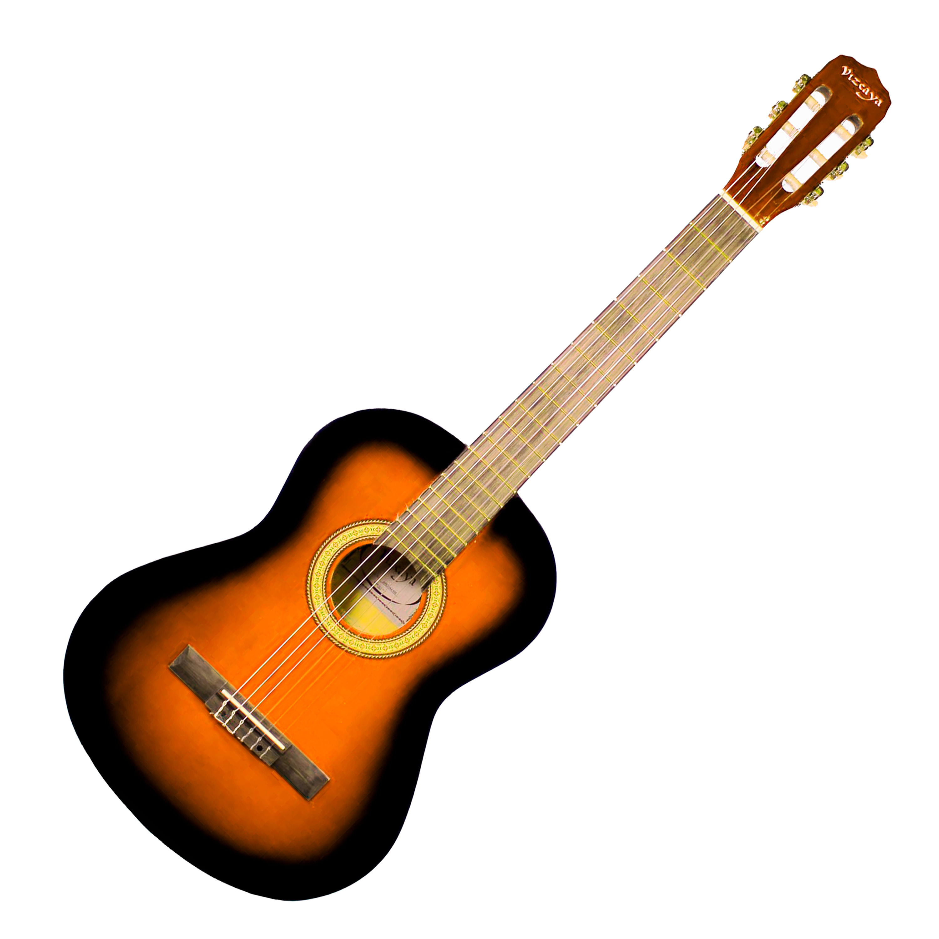 Guitarra Clásica Vizcaya 4/4 ARCG44 SB - Sunburst - ARCG44 SB GUITARRA ACUSTICA NYLON 39" VIZCAYA