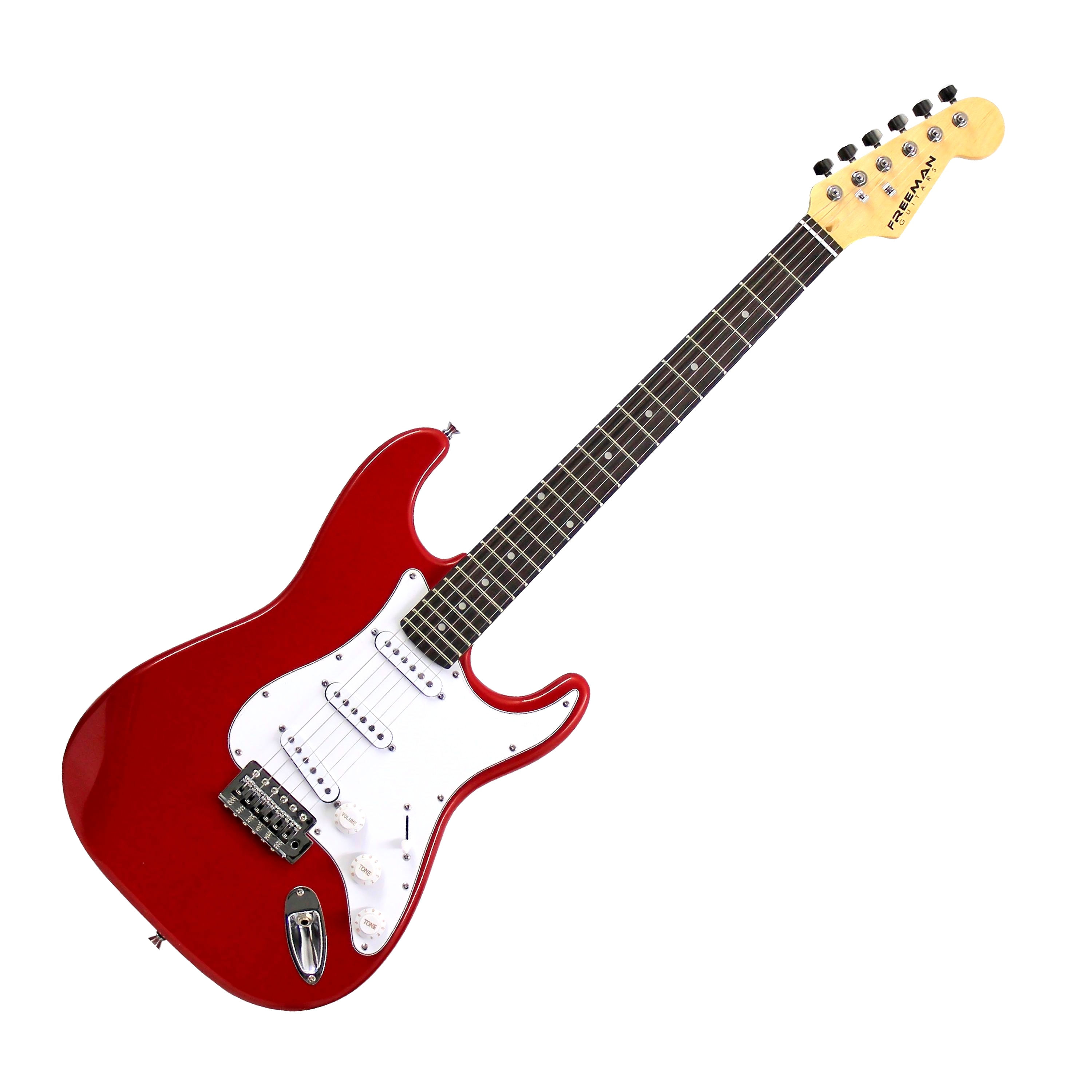 Guitarra eléctrica Freeman FREG1003 Stratocaster - Red Vino - FREG1003 WRD/WR GUITARRA ELECTRICA FREEMAN