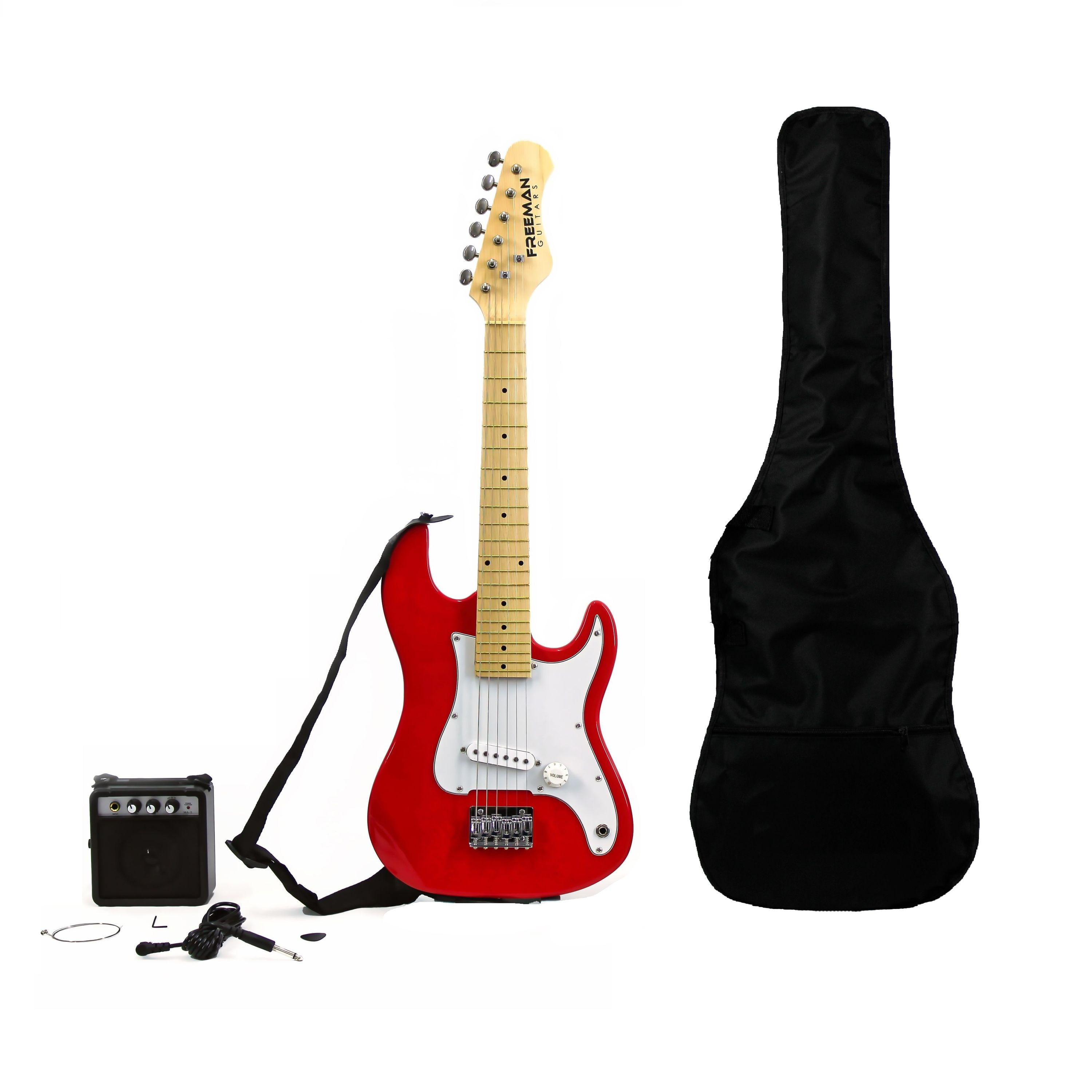 Pack de guitarra eléctrica Freeman Stratocaster Kid - Red - STRATO KID RD PACK GUITARRA ELECTRICA FREEMAN