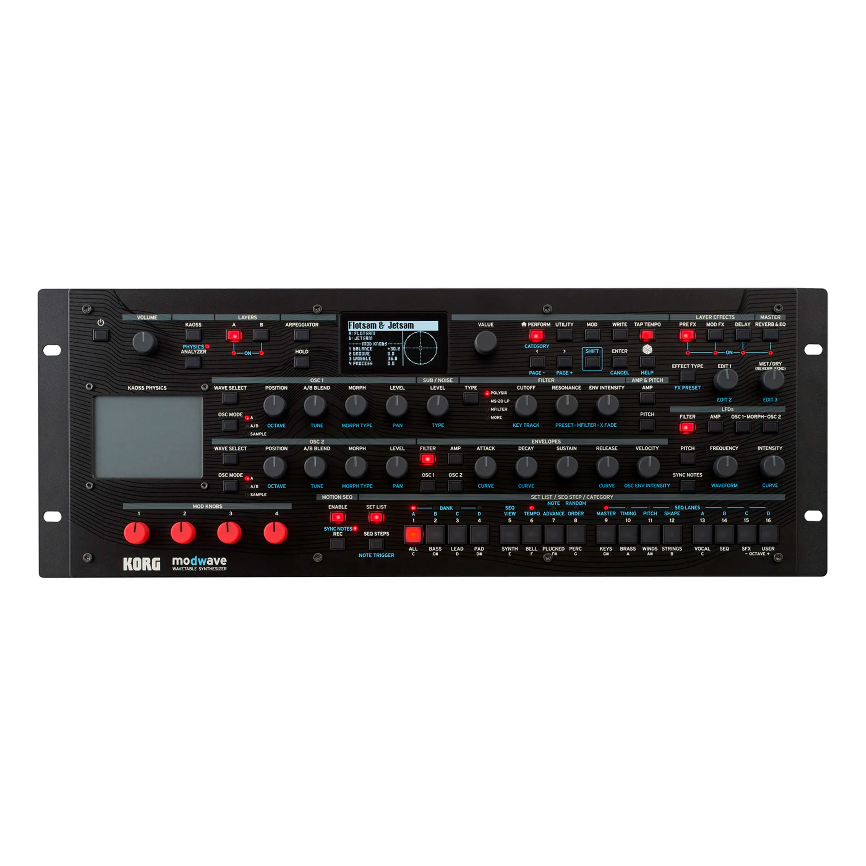 Sintetizador Korg Modwave-M - MODWAVE-M SINTETIZADOR MODULO KORG