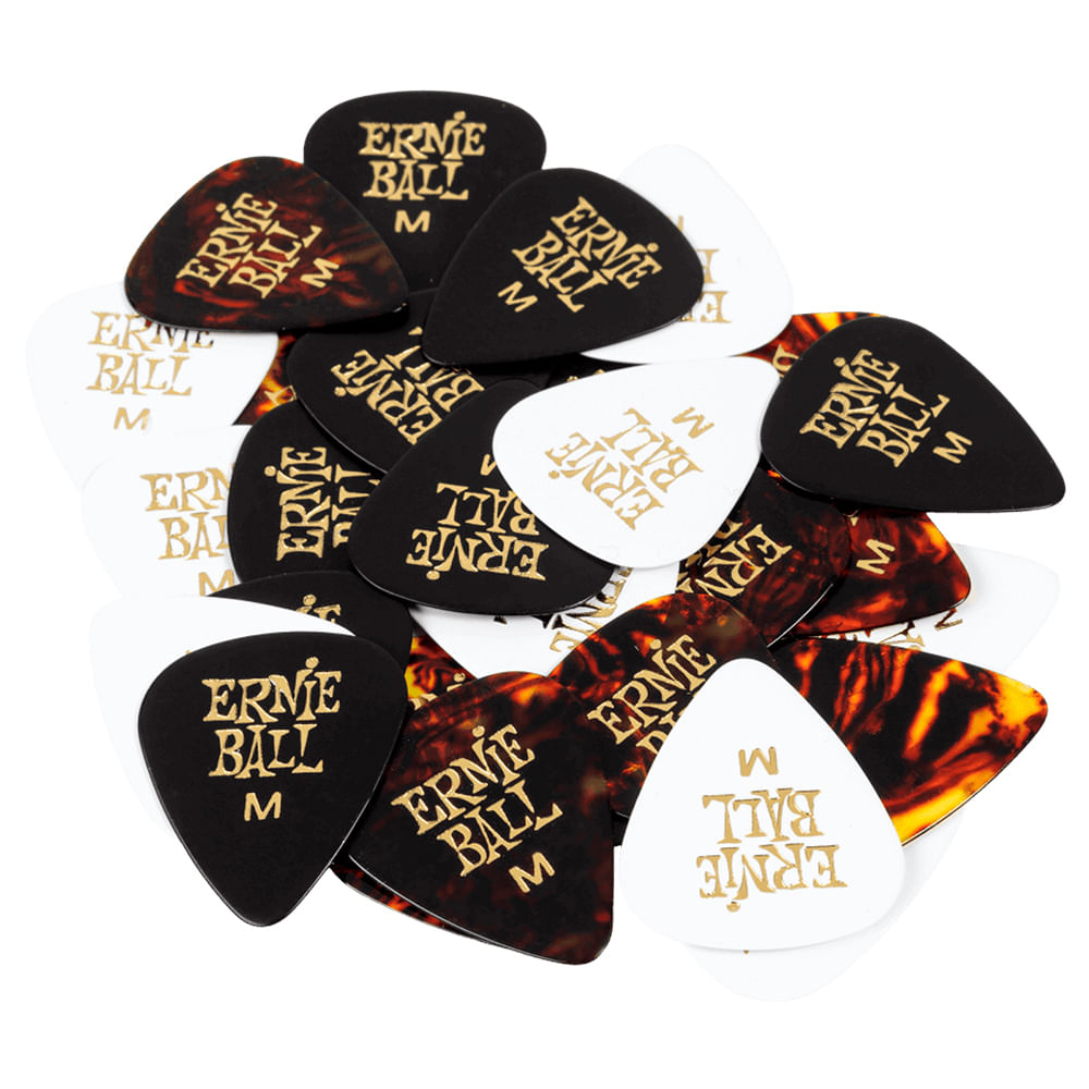 Pack de 12 uñetas Ernie Ball P09178 12 SIDEMAN M ASST - P09178 PACK UÑETAS 12 ERNIE BALL