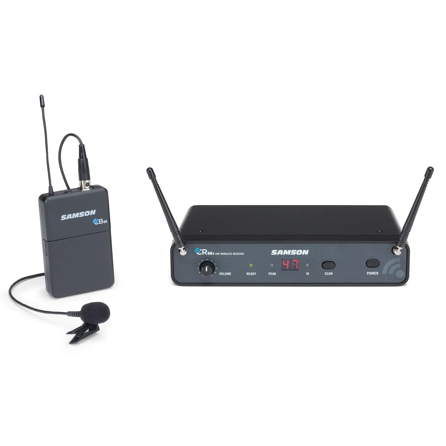 Micrófono inalámbrico lavalier Samson LM5 - CONCERT88X CON LM5 MICROFONO INALAMBRICO LAVALIER UHF ESWC88XBLM5E SAMSON