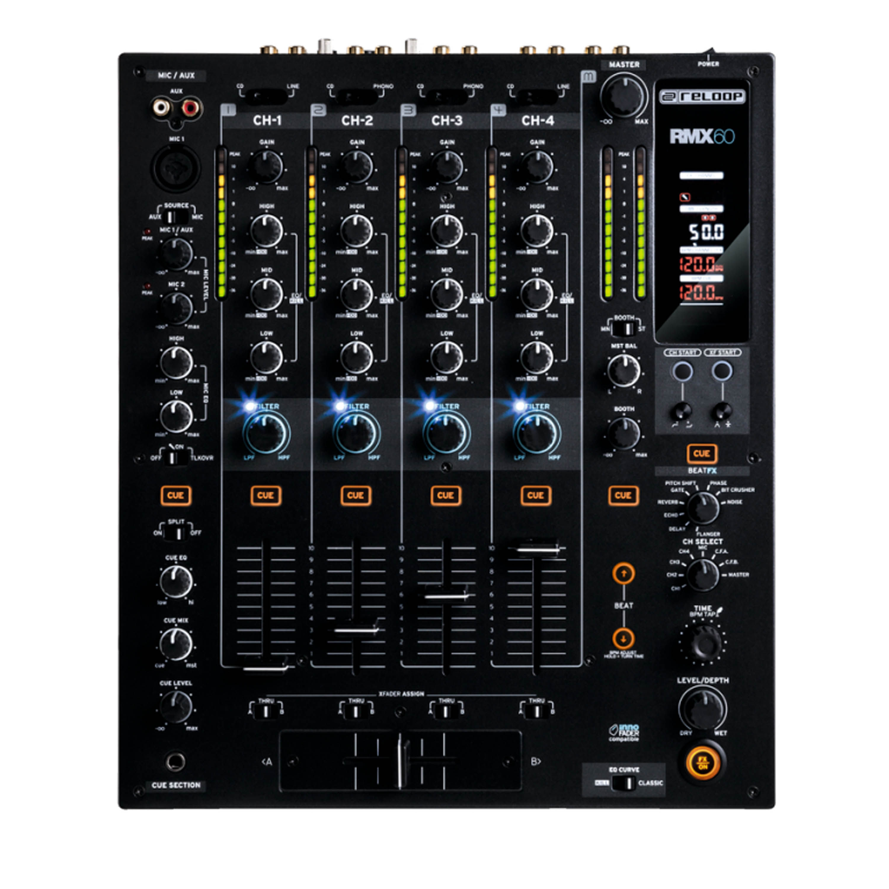 Mixer Digital DJ Reloop RMX-60 - RMX-60 DIGITAL MIXER DJ RELOOP