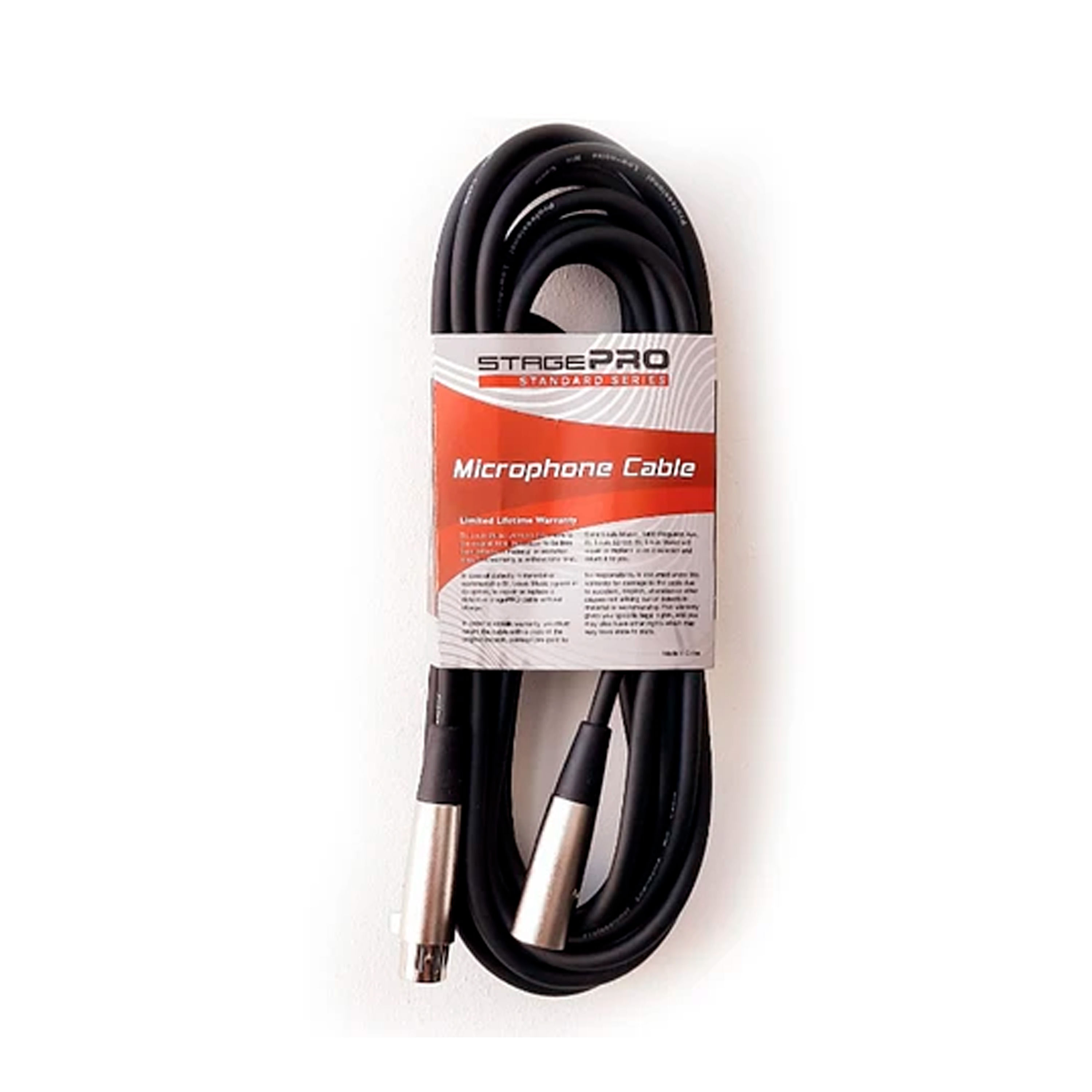 Cable de micrófono Stagepro SPG10ML de 3 metros - SPG10ML CABLE MICROFONO 3MTS XLR MACHO-HEMBRA STANDARD STAGEPRO