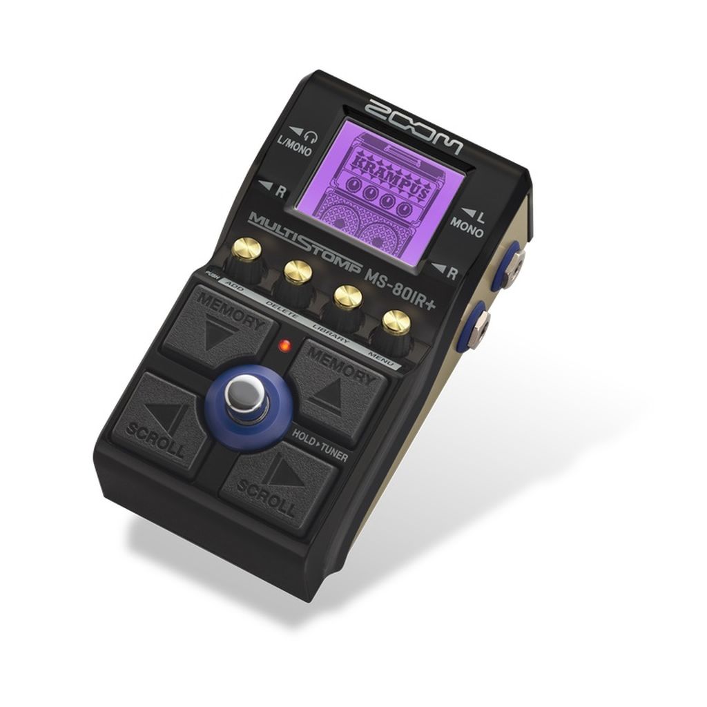 Pedal multiefecto Zoom Multistomp MS-80IR+ Impulse Response - MS-80IR+ PEDALERA MULTIEFECTO IMPULSE RESPONSE ZOOM