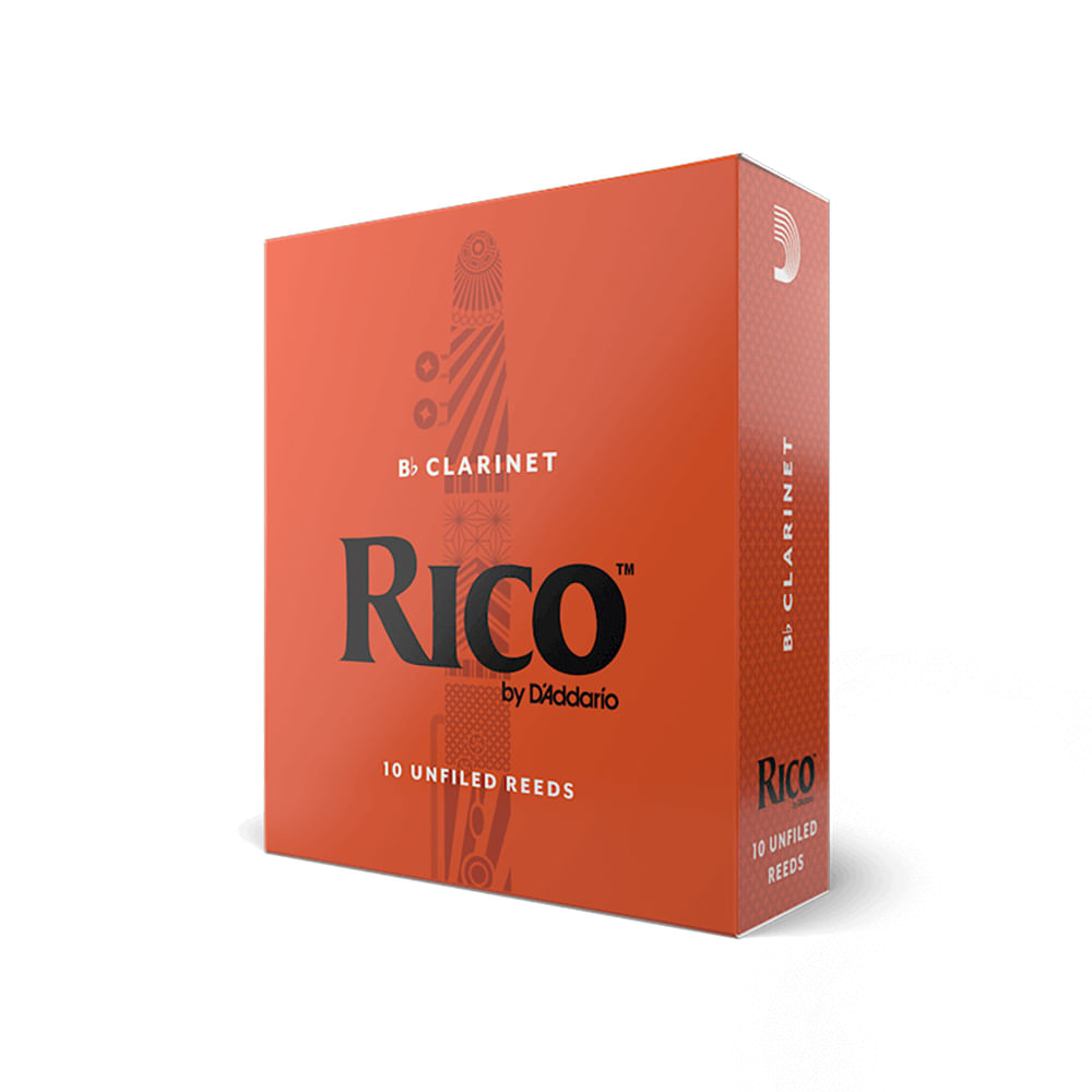 Cañas para clarinete Sib 3.5 Rico RCA1035 10 unidades - RCA1035 10 UN. SET CAÑAS CLARINETE SIb 3.5 RICO