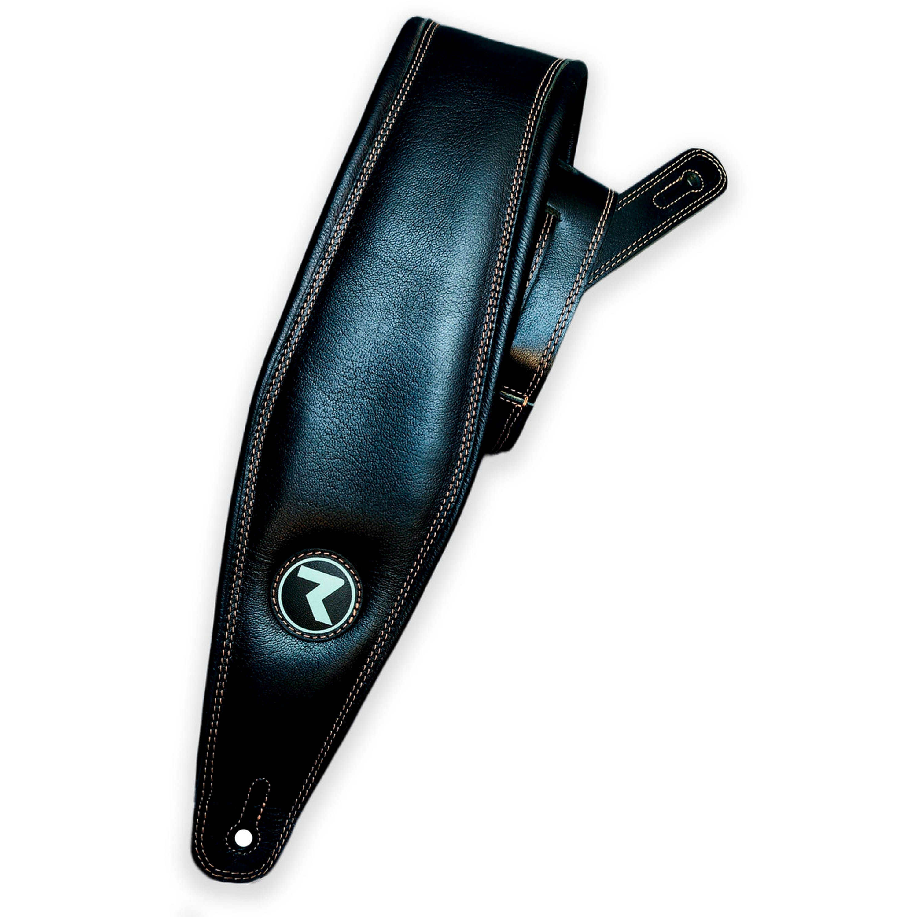 Correa Raven Straps - Trinity 4" Black / Cooper - TRINITY 4'' BLACK COOPER CORREA GUITARRA RAVEN STRAPS