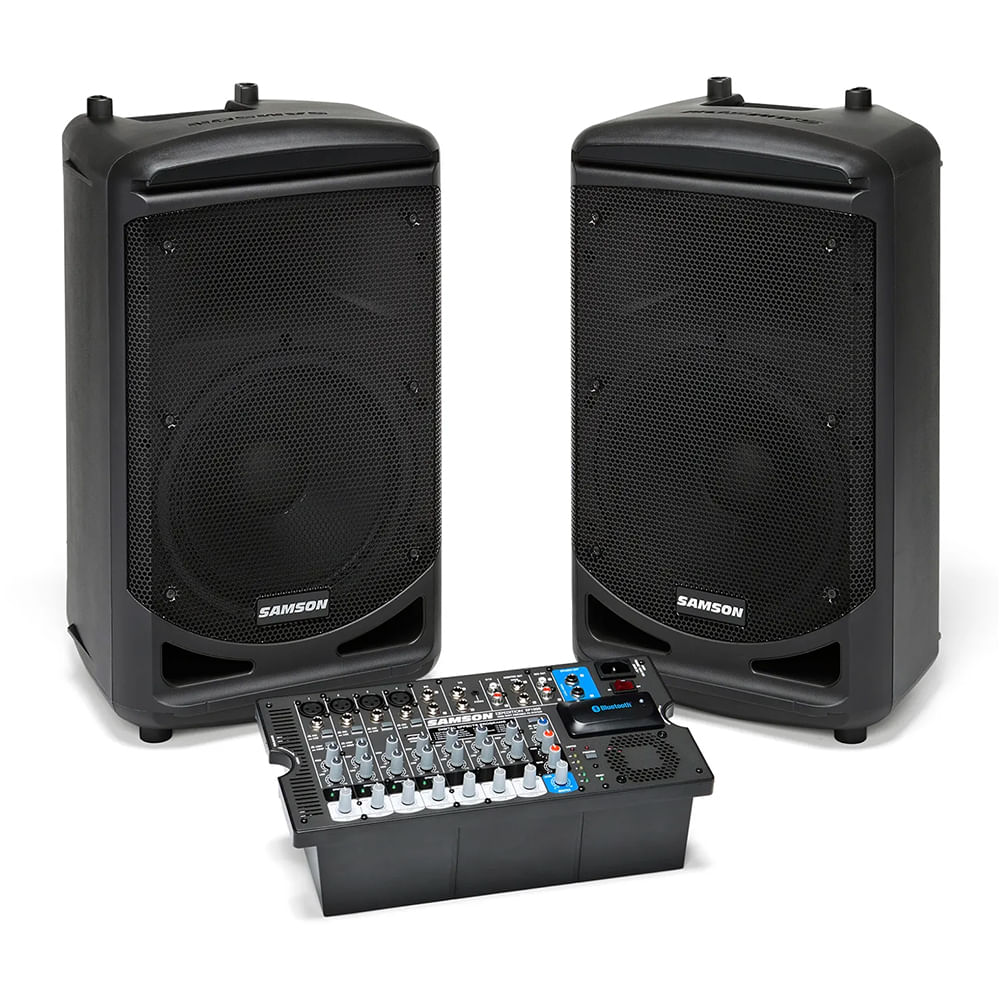 Sistema Amplificación Portátil Samson XP1000, Con Bluetooth - XP1000 EXPEDITION PACK AUDIO C/BLUETOOTH 1000W SAMSON
