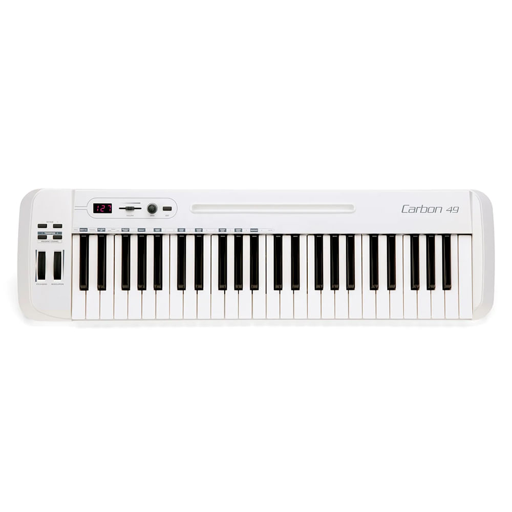 Controlador MIDI Samson CARBON 49 - CARBON 49 GY TECLADO CONTROLADOR SAMSON