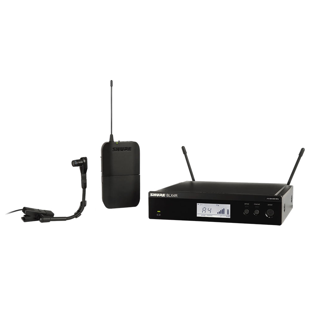 Micrófono Inalámbrico Para Vientos Shure BLX14R/B98 - BLX14R/B98 MICROFONO INALAMBRICO/INSTRUM SHURE