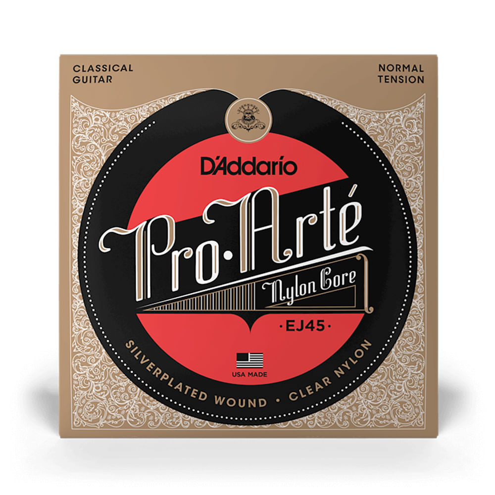Cuerdas Para Guitarra Clásica Daddario EJ45, Nylon - EJ45 CUERDAS GUITARRA CLASICA DADDARIO