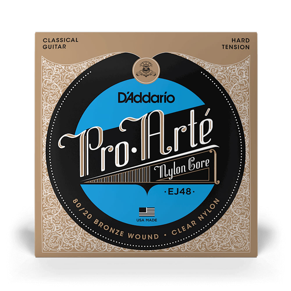 Cuerdas Para Guitarra Clásica Daddario EJ48, Nylon - EJ48 CUERDAS GUITARRA CLASICA DADDARIO