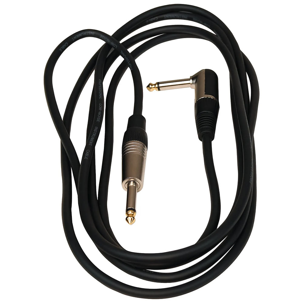 Cable para instrumento Rockcable RCL30253D7 - 3 metros - RCL30253D7 BK CABLE INSTRUMENTO 3M ROCKCABLE