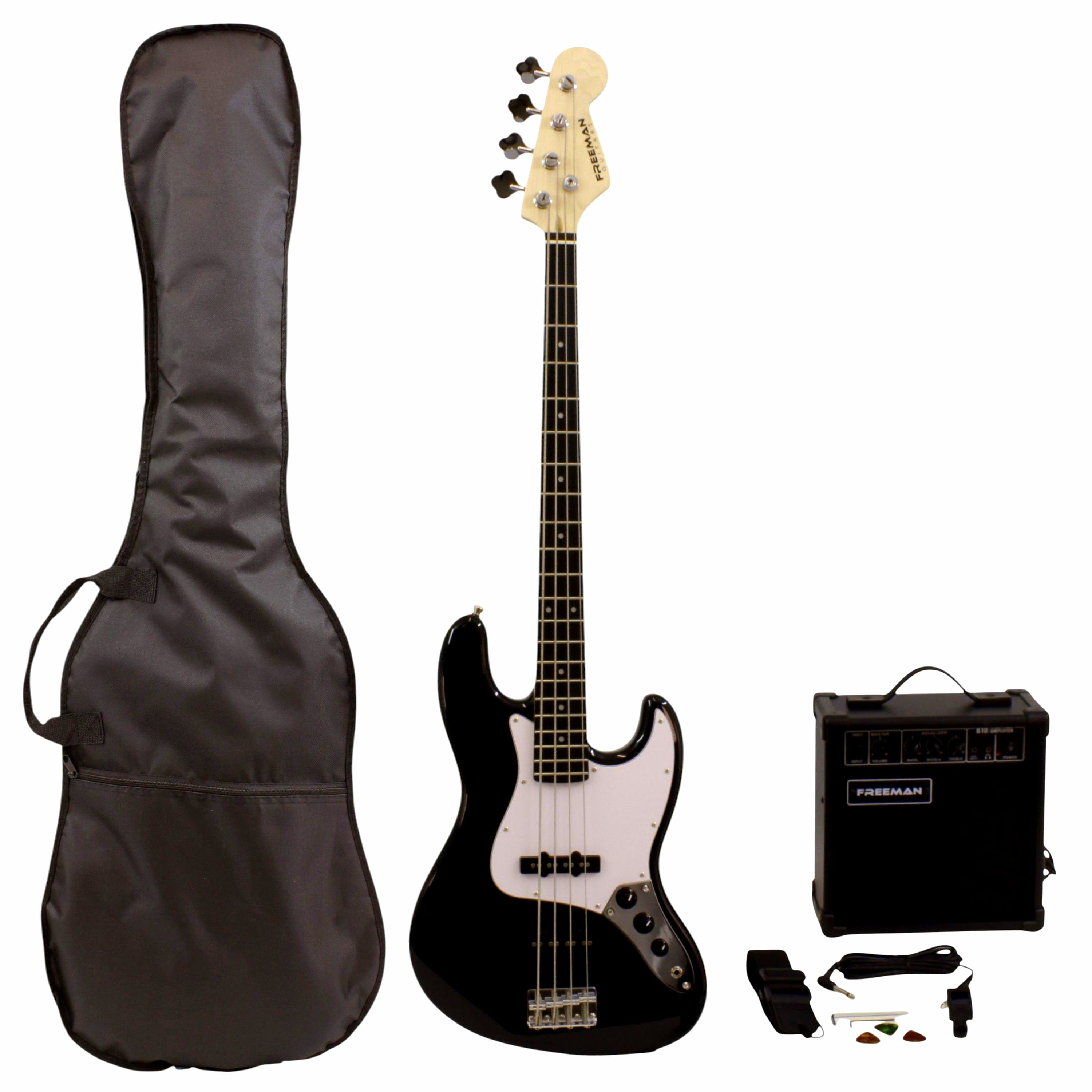Pack de bajo eléctrico Freeman Rockstarter - Black - ROCKSTARTER PACK BK BAJO ELECTRICO FREEMAN