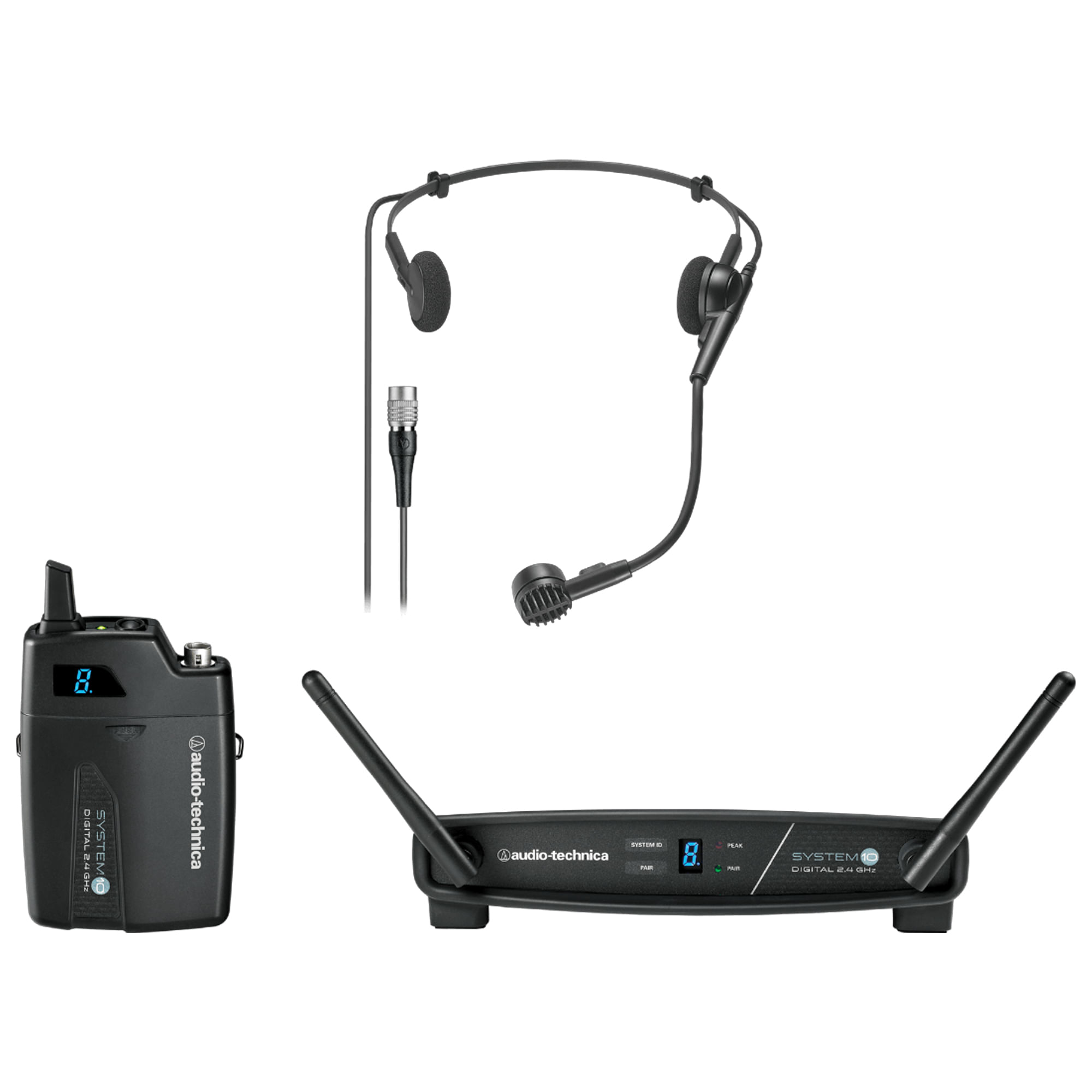 Micrófono Inalámbrico De Cintillo Audio-Technica ATW-1101/H - ATW-1101/H BK MICROFONO INALAMBRICO CINTILLO AUDIOTECHNICA