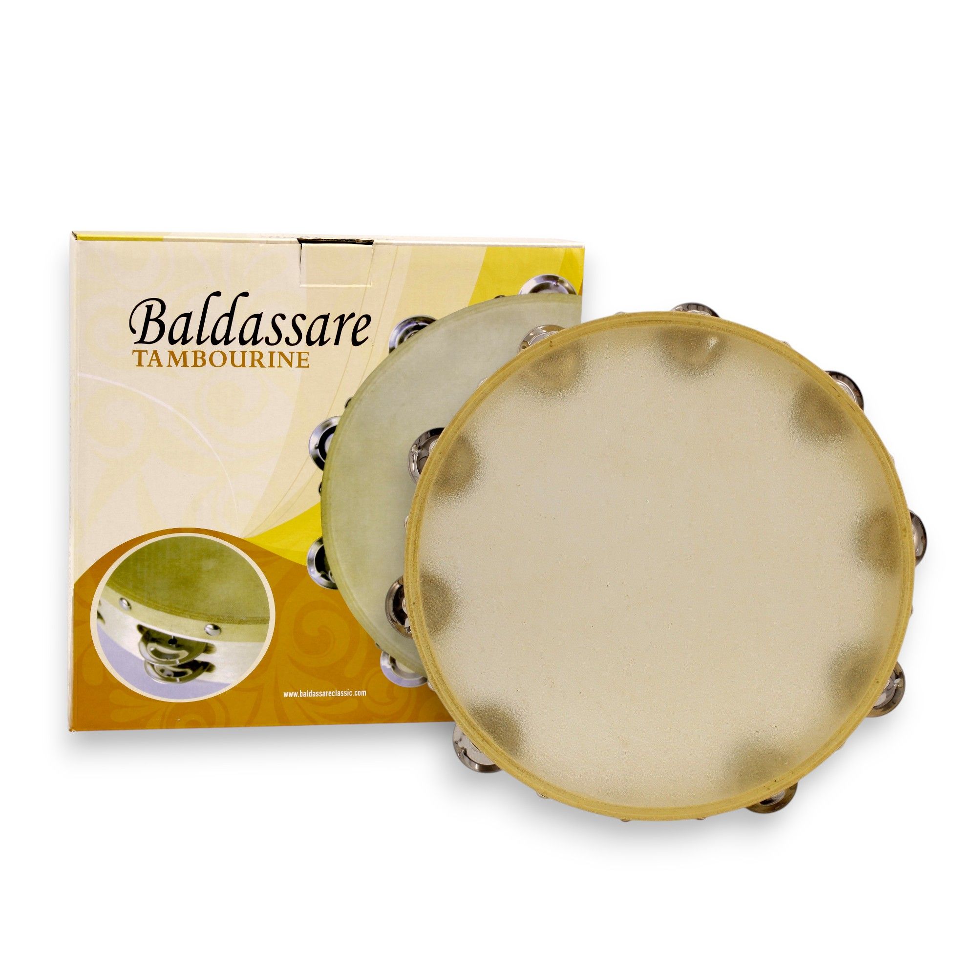 Pandero Baldassare TCFJ218, 18H - TCFJ218 PANDERO DOBLE 18H 10" BALDASSARE