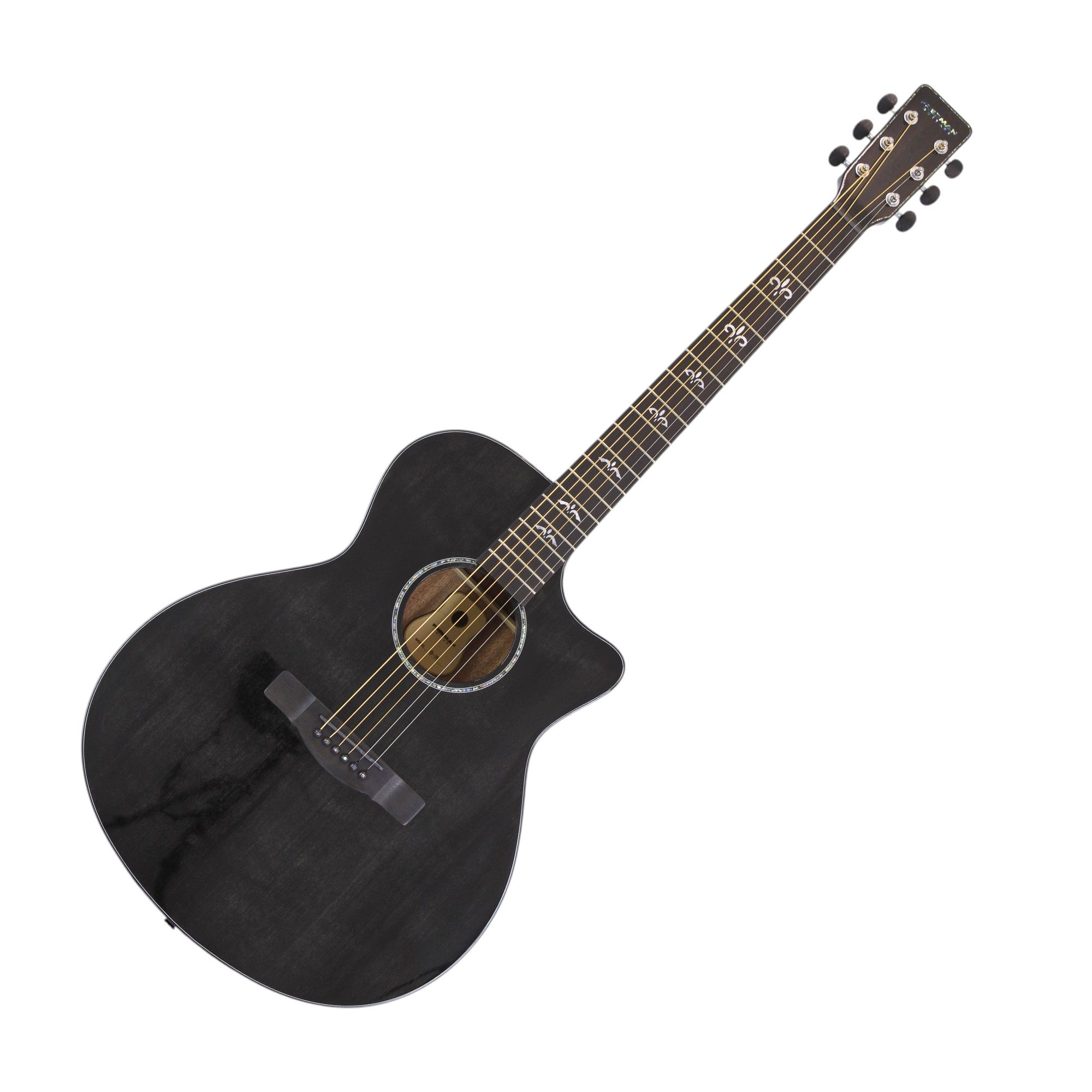 Guitarra Acústica Dreadnought Freeman D-70 - Negro - D-70 BKH GUITARRA E/A METAL FREEMAN