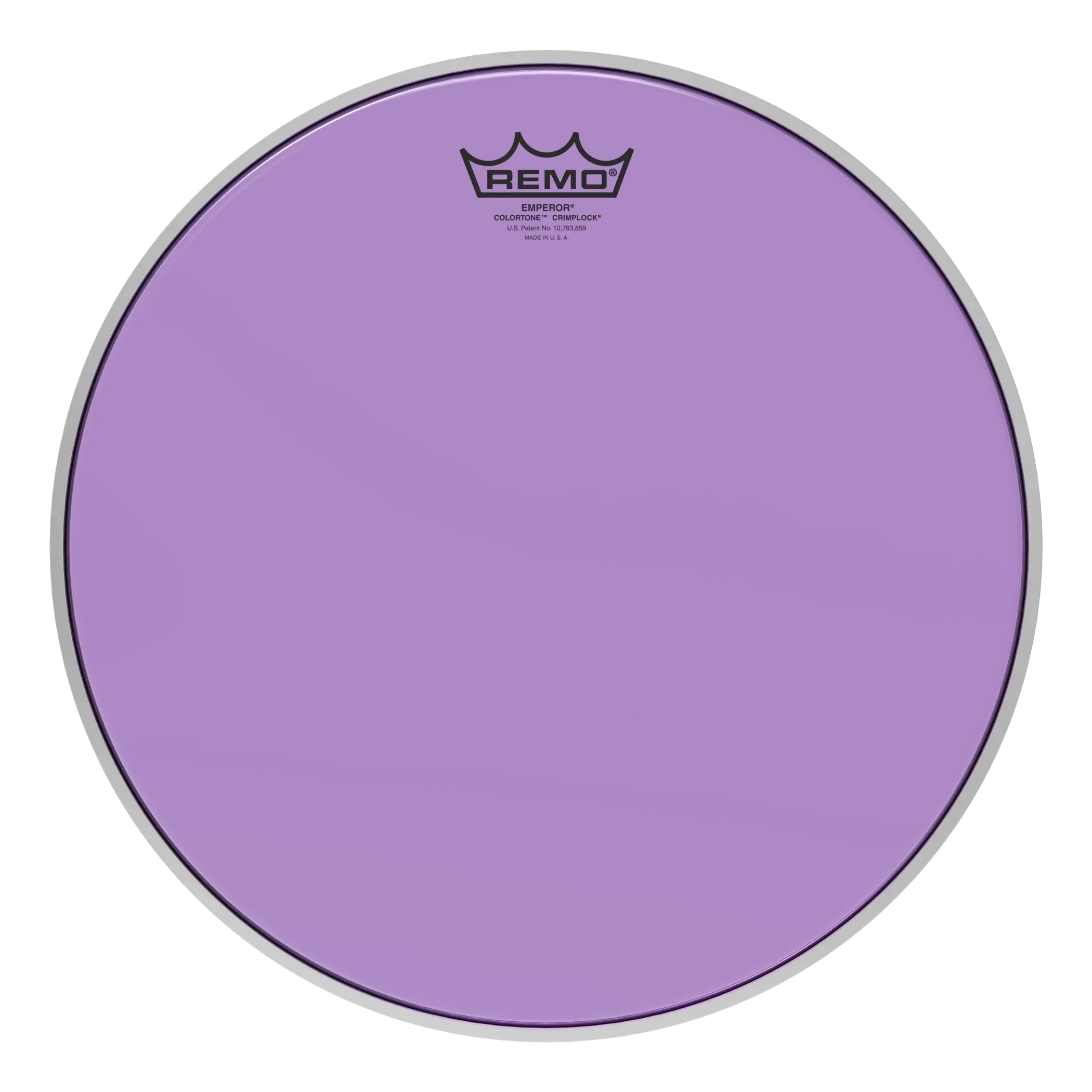 Parche Remo 14" Emperor Colortone Crimplock BE-0314-CT-PUMP púrpura - BE-0314-CT-PUMP PARCHE EMPEROR COLORTONE CRIMPLOCK PURPLE 14'' REMO