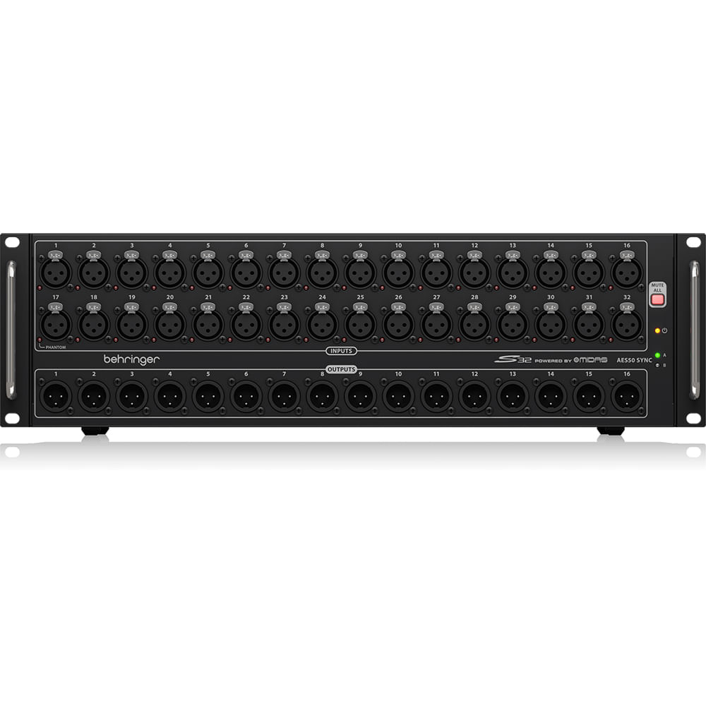 Multipar Digital Behringer Stage Box S32 - S32 MIXER DIGITAL RACK BEHRINGER