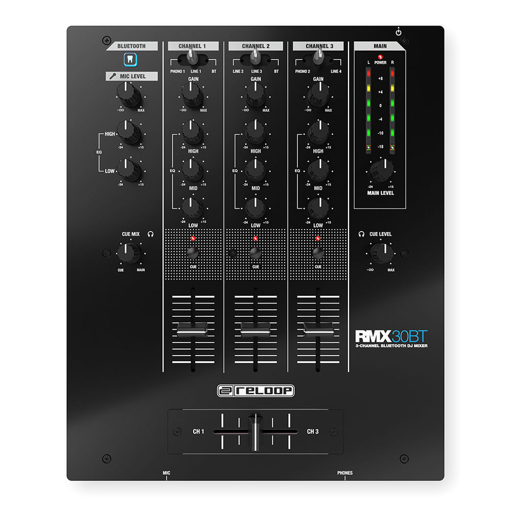 Mixer Dj Reloop RMX-30 BT - RMX-30 BT MIXER DJ RELOOP