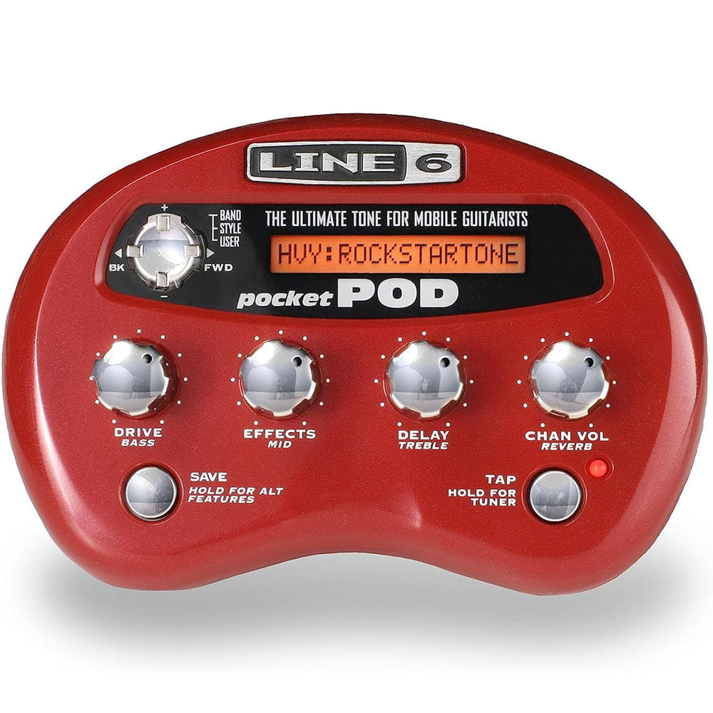 Multiefecto Para Guitarra Line 6 Pocket POD - POCKET POD PEDALERA MULTIEFECTO LINE 6
