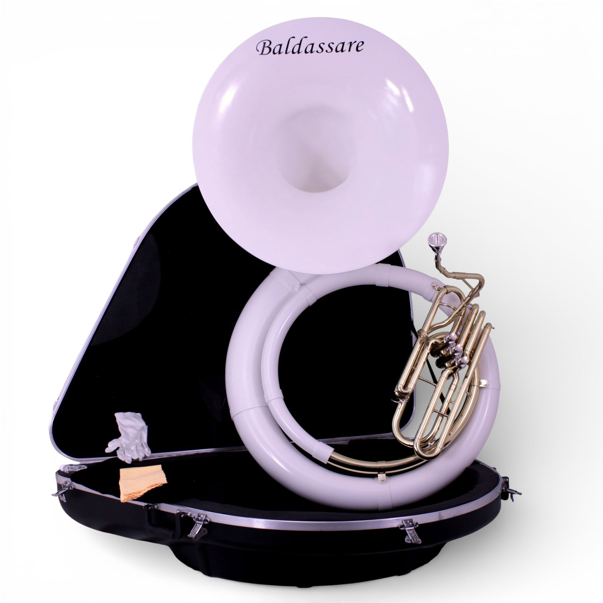 Sousáfono Baldassare Blanco con case JYSP-E170 WH - JYSP-E170 WH SOUSAFONO W/CASE BALDASSARE