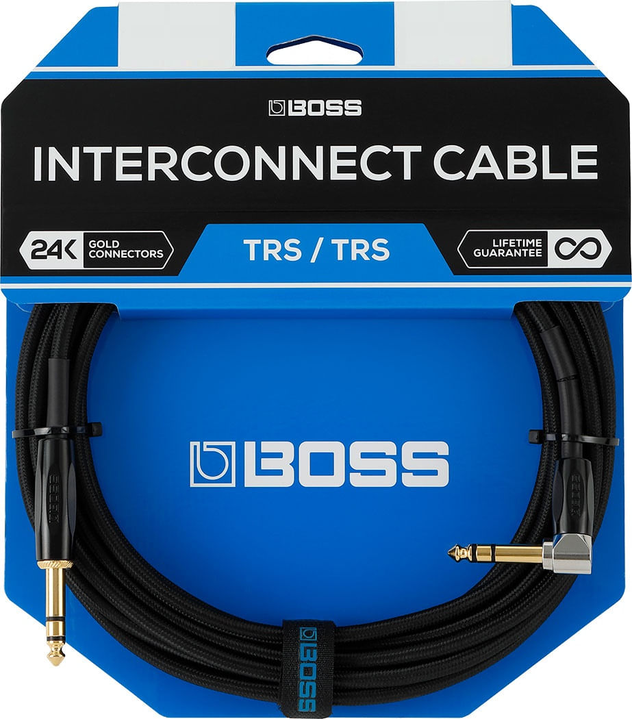Cable TRS de 1/4 Boss BCC-3-TRA 1 m - BCC-3-TRA CABLE AUDIO TRS 1M BOSS