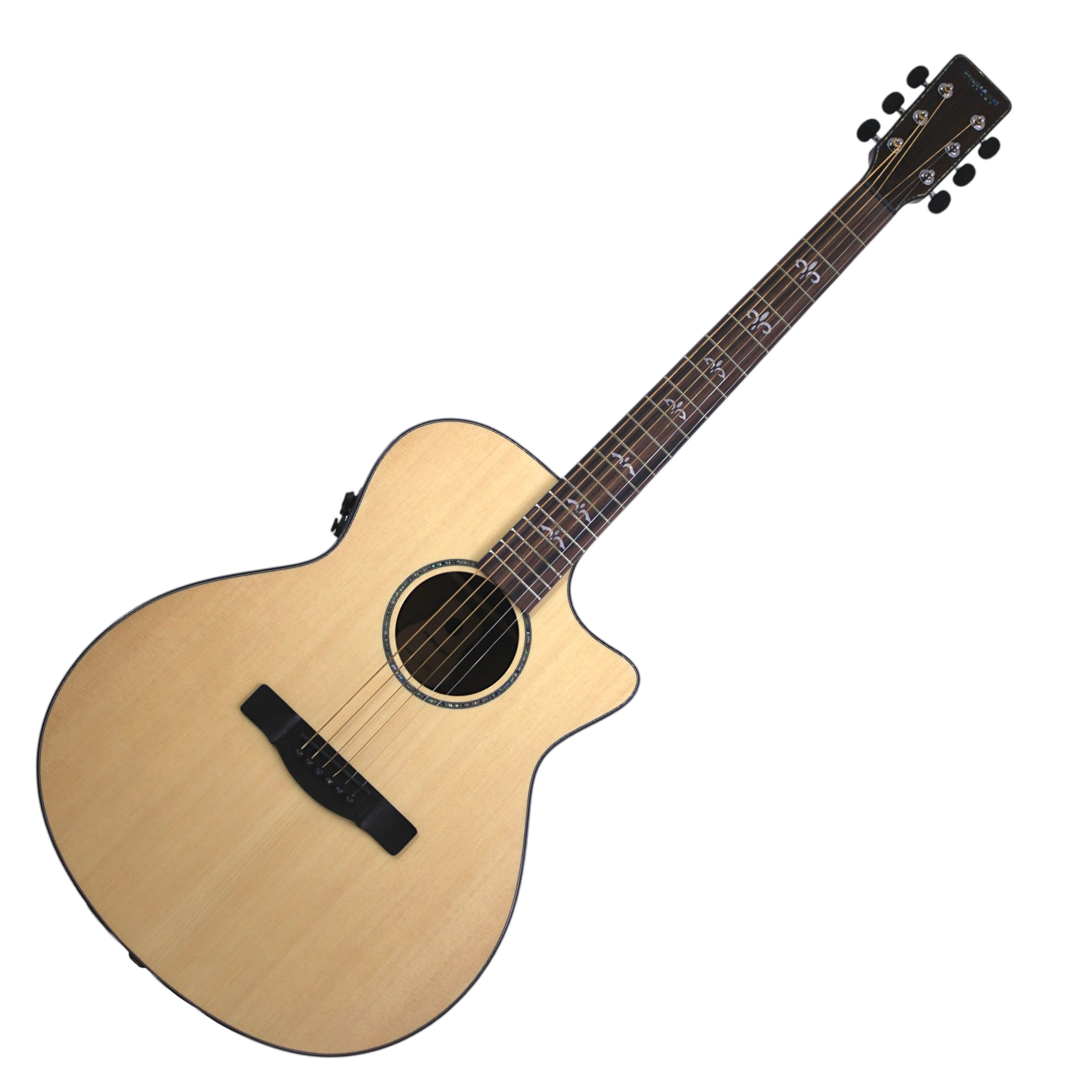 Guitarra electroacústica Freeman FA-OM-70E - Natural - FA-OM-70E GUITARRA E/A NATURAL FINISH FREEMAN