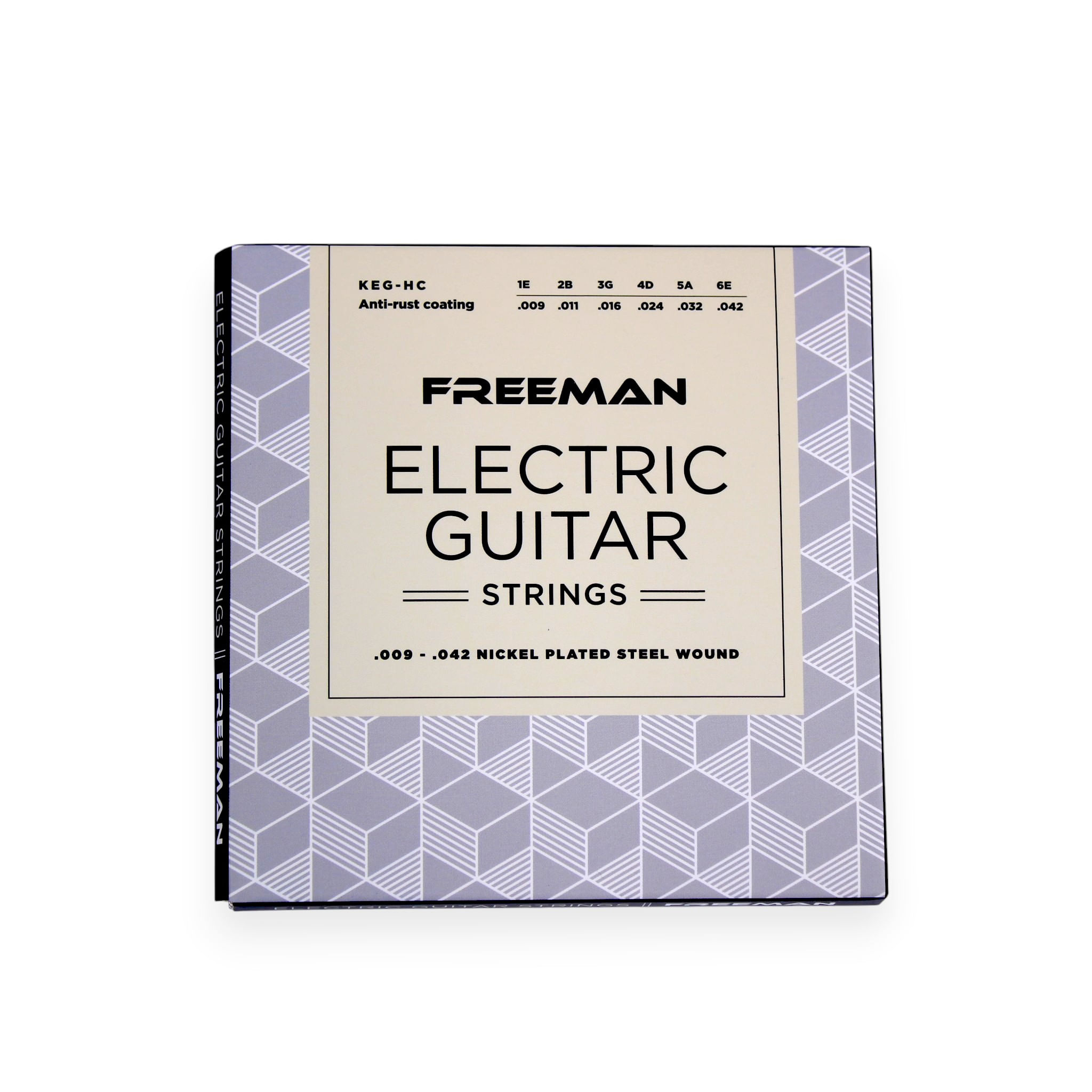 Cuerdas para guitarra eléctrica Freeman 9-42 KEG-HC - KEG-HC CUERDAS GUITARRA ELECTRICA 09 - 42 FREEMAN