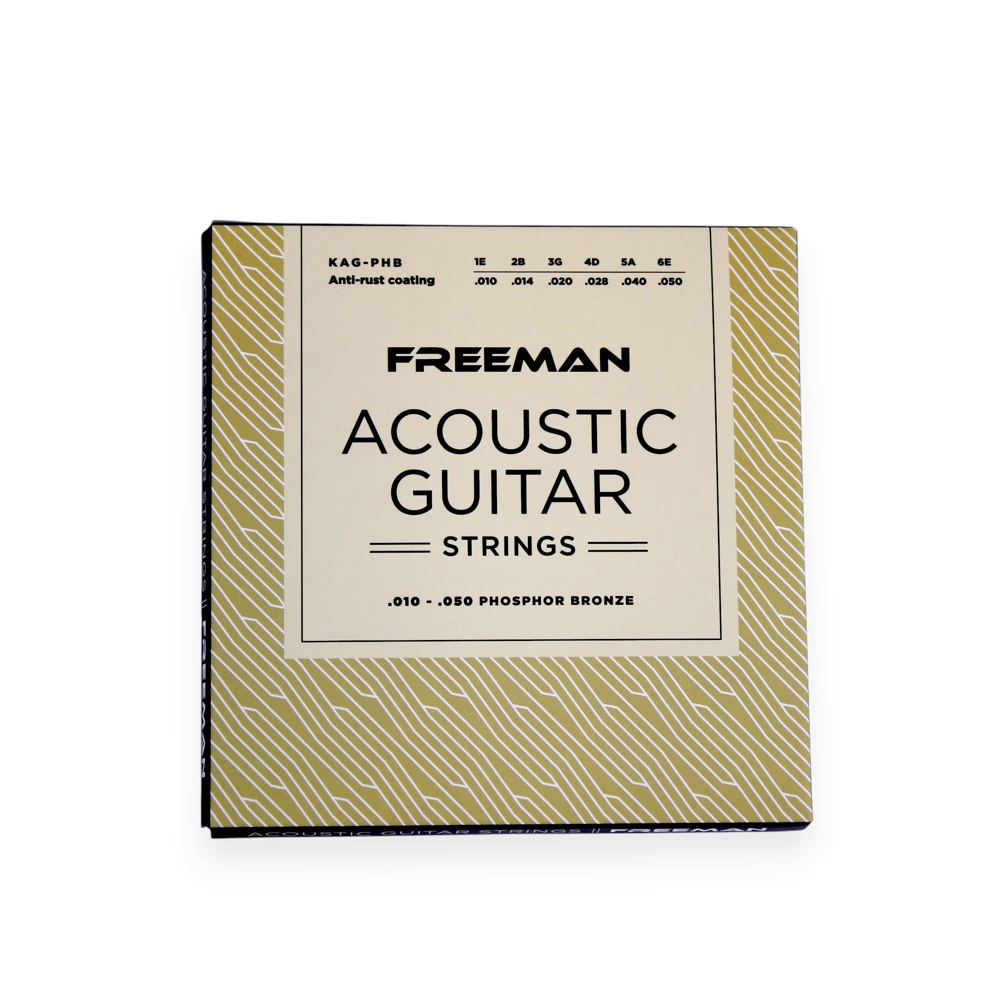 Cuerdas para guitarra folk Freeman 10-50 KAG-PHB Phosphor Bronze - KAG-PHB CUERDAS GUITARRA FOLK 10 - 50 FREEMAN