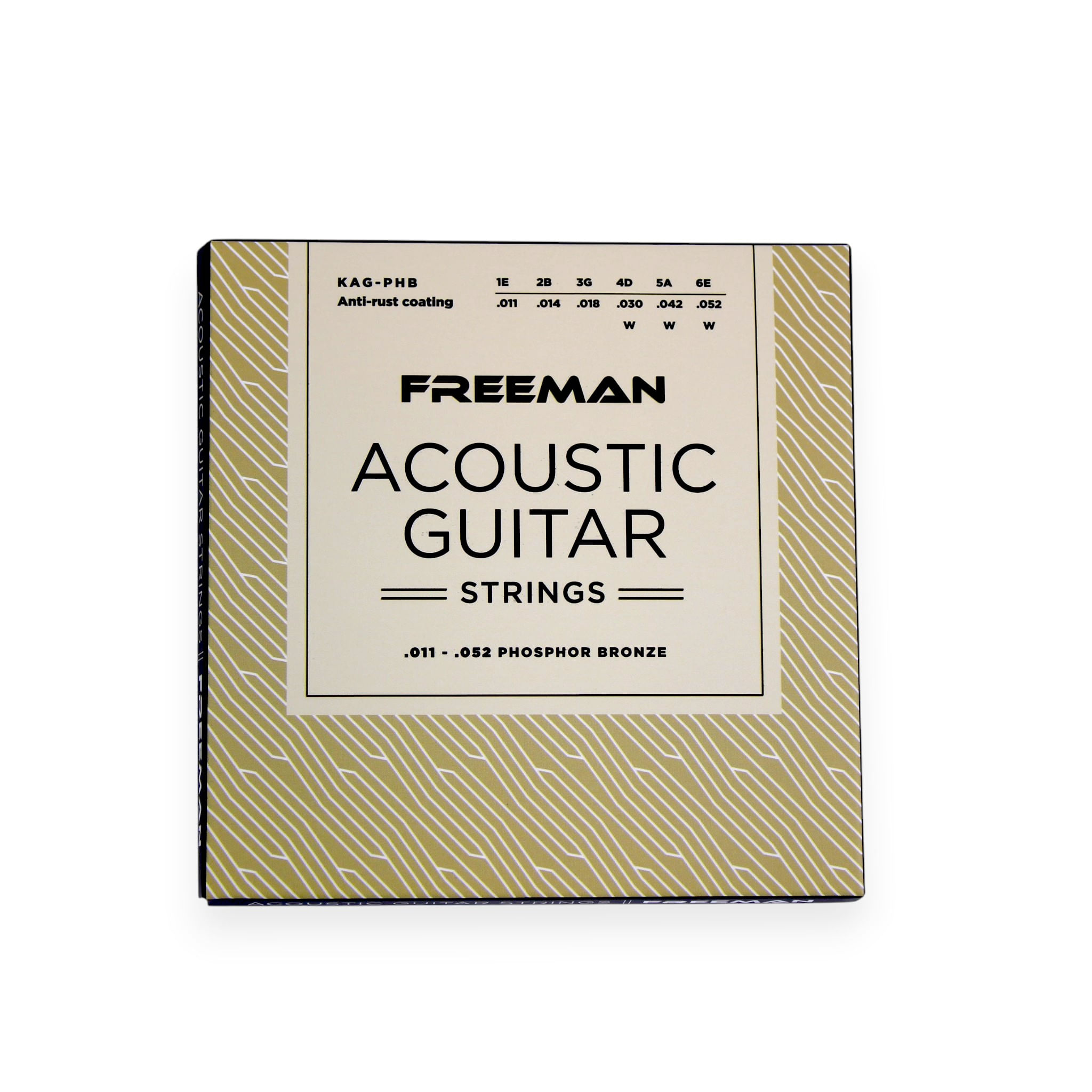Cuerdas para guitarra folk Freeman 11-52 KAG-PHB Phosphor Bronze - KAG-PHB CUERDAS GUITARRA FOLK 11 - 52 FREEMAN