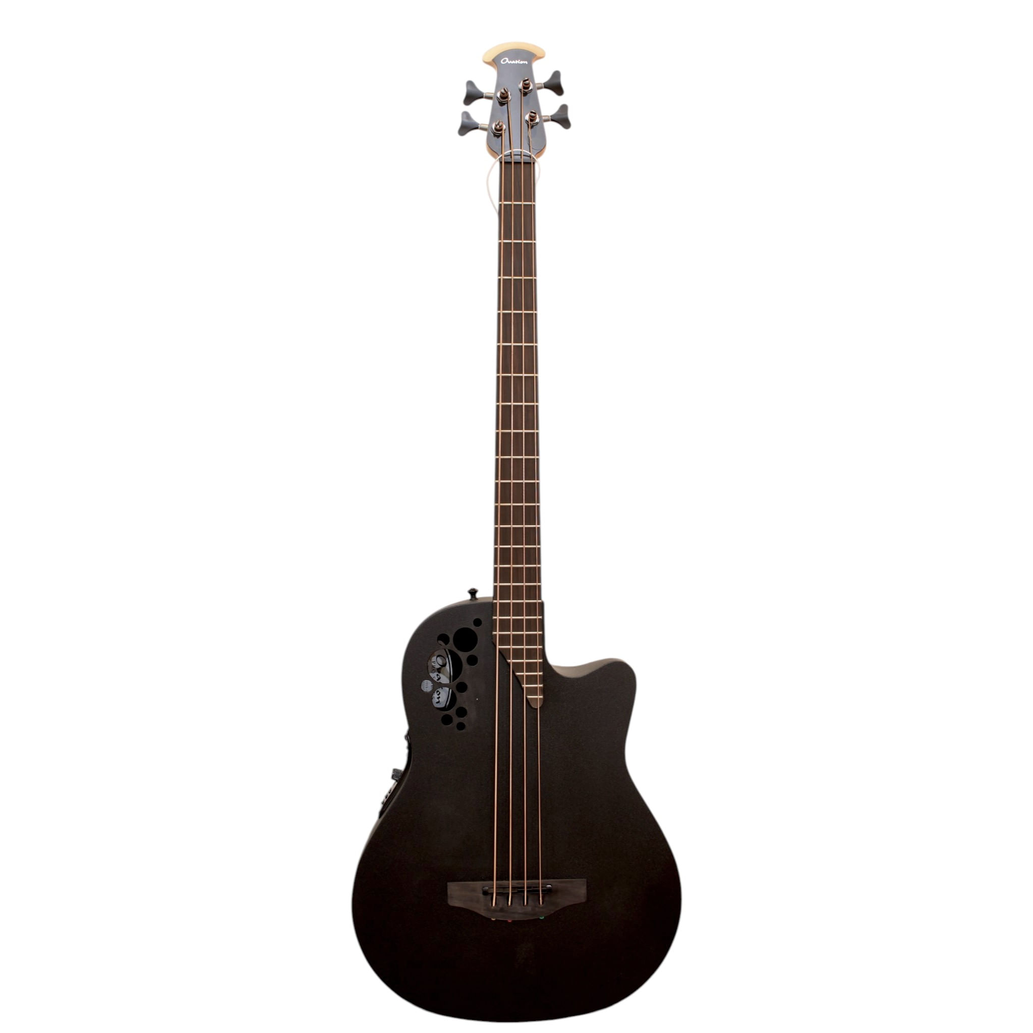 Bajo Electroacústico Ovation Pro Series Elite B778TX - Black Textured - SEMINUEVO - NEWOPN BAJO E/A PRO SERIES ELITE TX E-ACOUSTIC BASS - BLACK TEXTURED OVATION