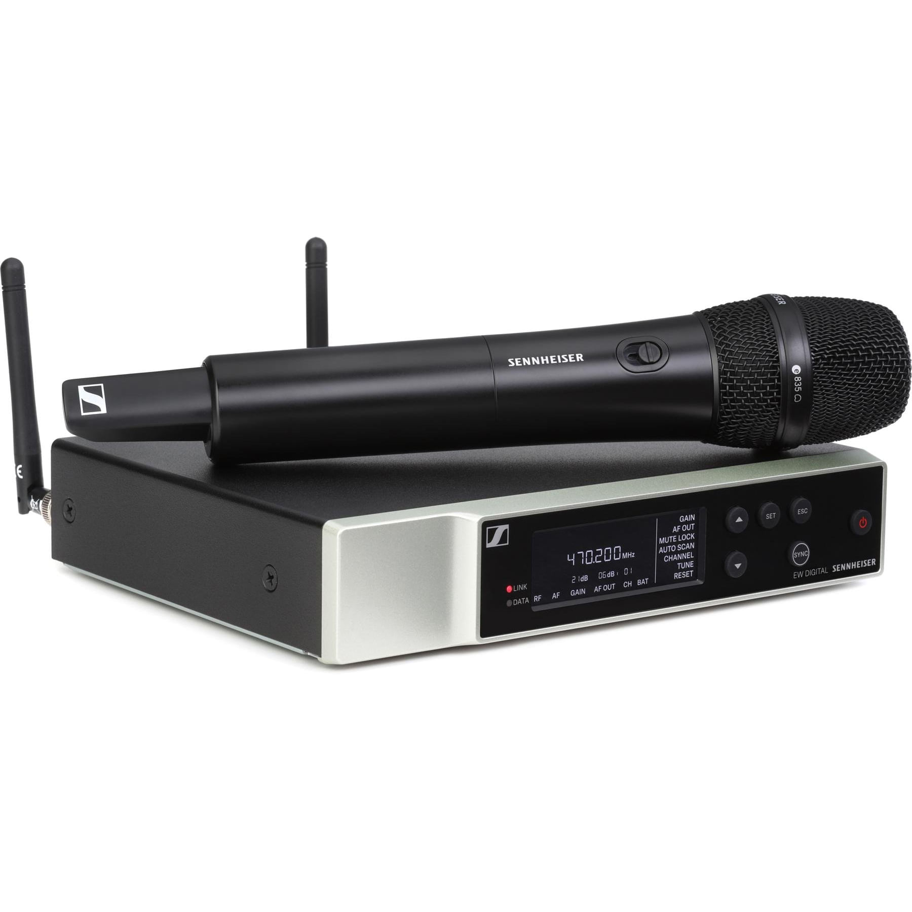 Micrófono Inalámbrico De Mano Sennheiser EW-D 835-S Set (Q1-6) 470.2 - 526 MHz - EW-D 835-S SET (Q1-6) MICROFONO INALAMBRICO DE MANO DIGITAL SENNHEISER