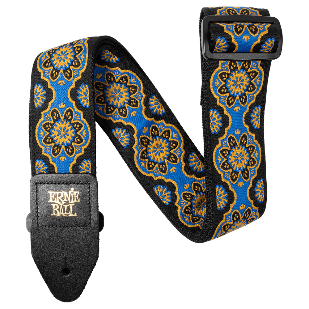 Correa Para Guitarra y Bajo Ernie Ball Classic Jacquard P05634 - Kaleidoscope Blue