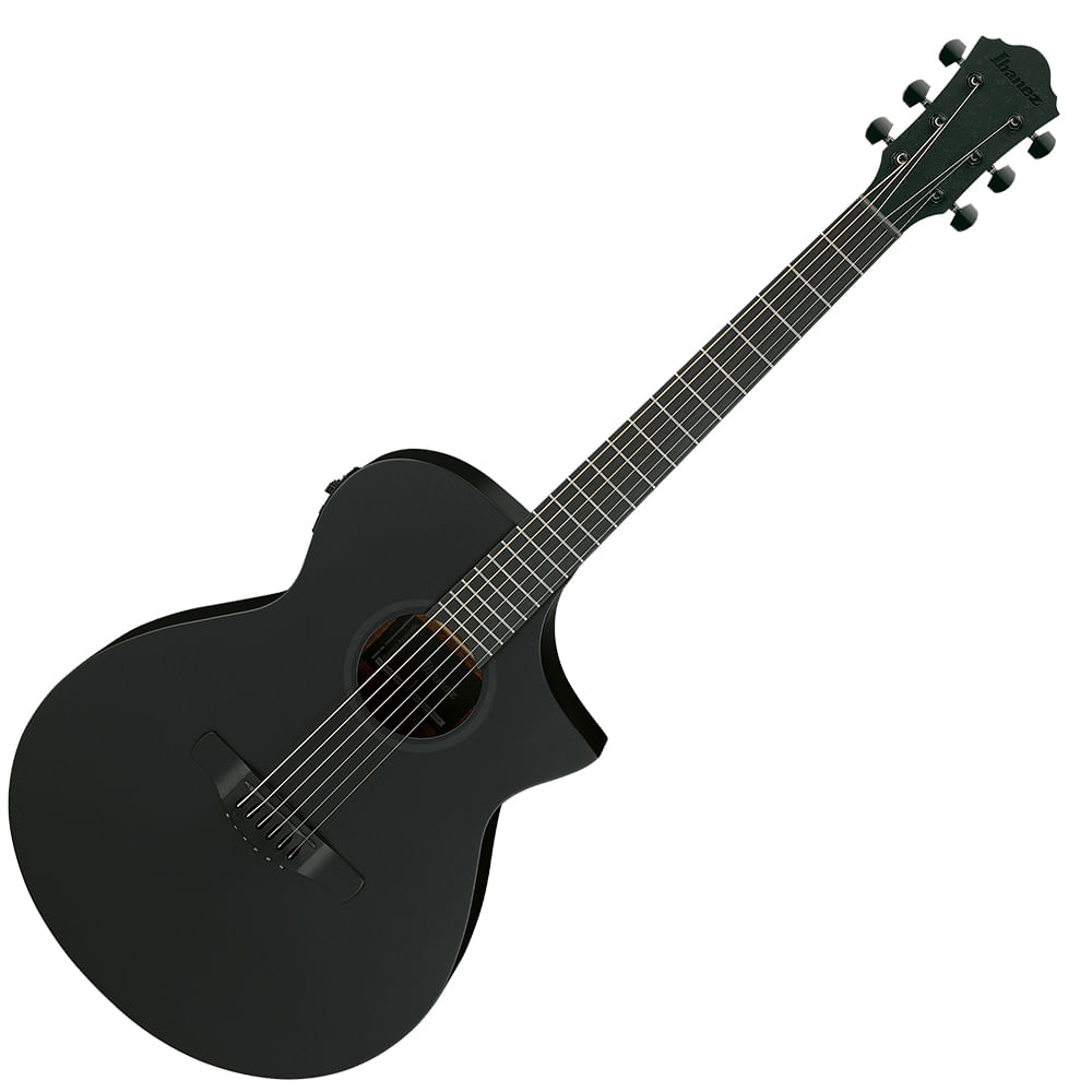 Guitarra Electroacústica Ibanez AEWC621 BOT - Black Out