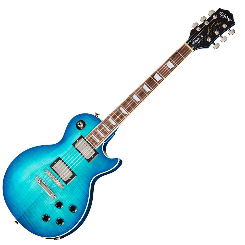 Guitarra Eléctrica Epiphone Les Paul Tribute Plus - Blue Burst