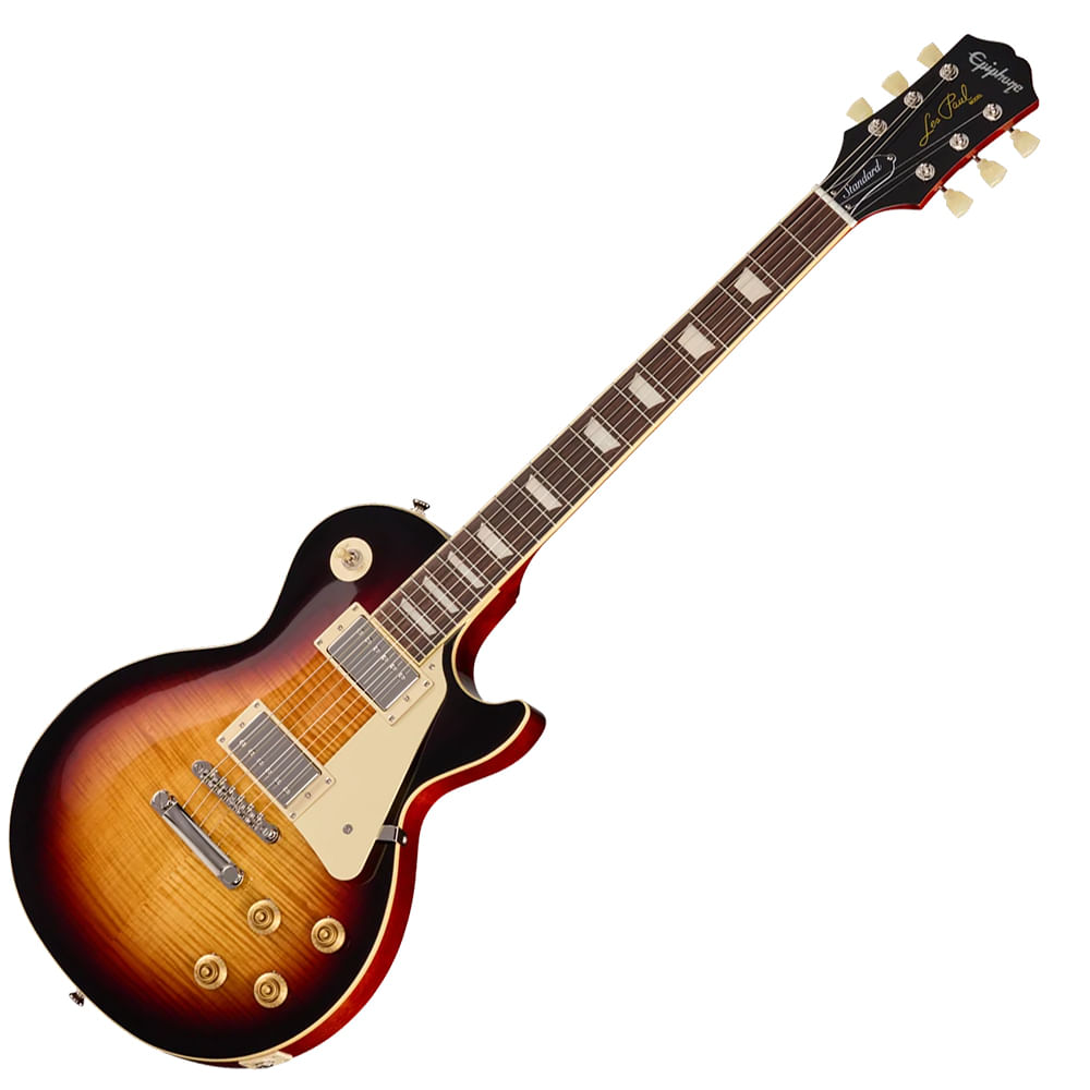Guitarra Eléctrica Epiphone Les Paul Standard 50s Figured - Bourbon Burst