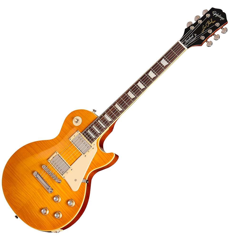 Guitarra Eléctrica Epiphone Les Paul Standard 60s Figured - Lemon Burst