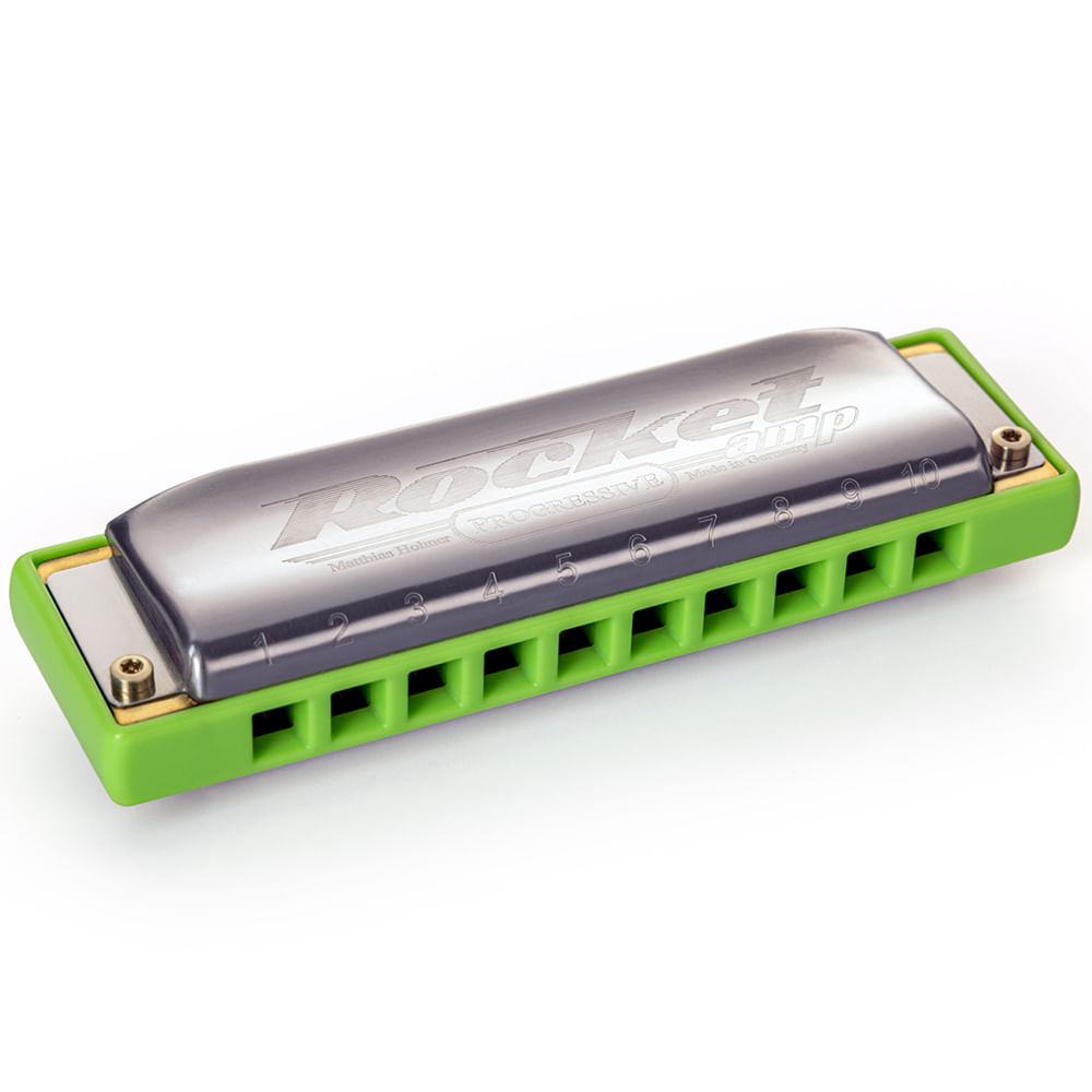 Armónica Diatónica En A Hohner Rocket Amp M2015106P