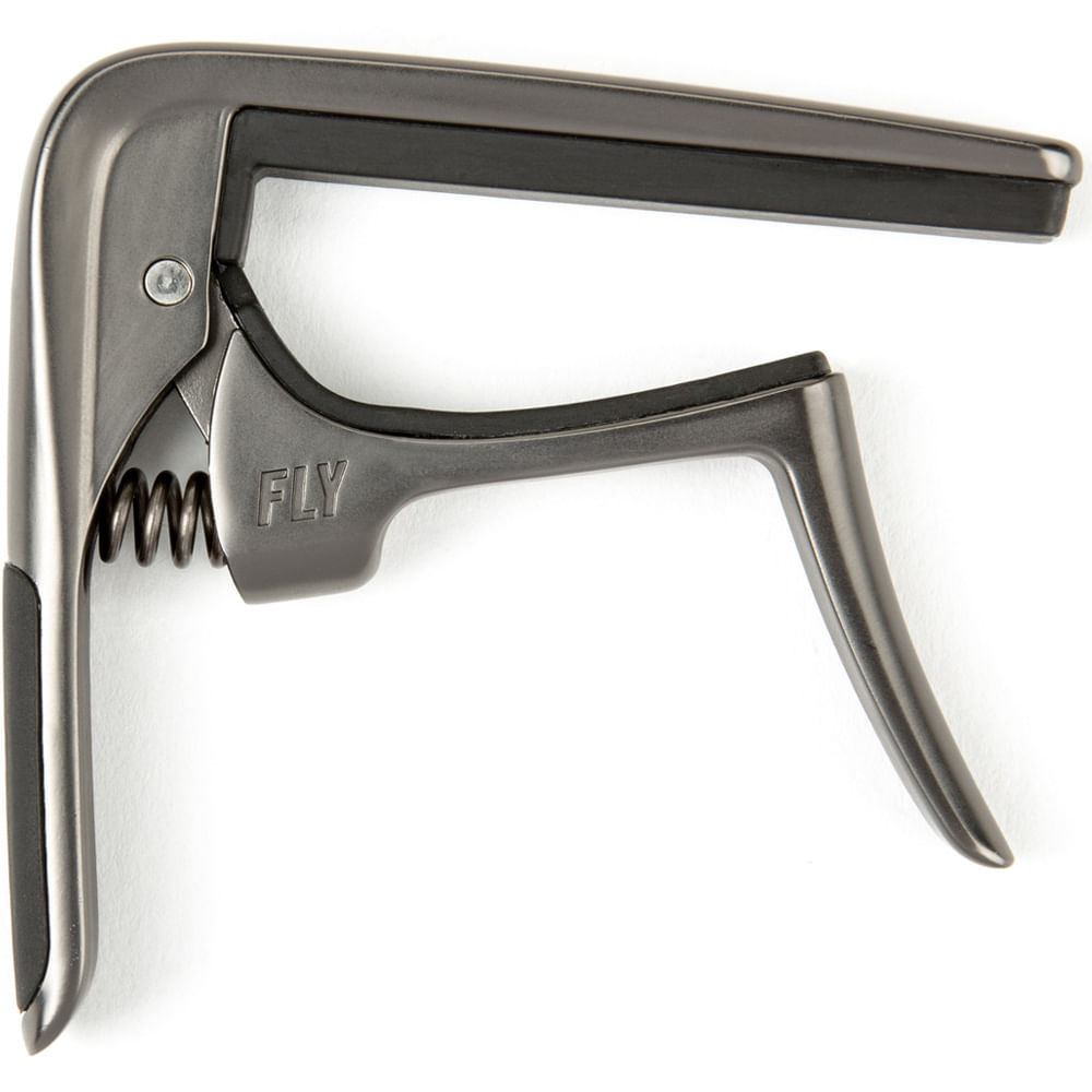 Cejillo Para Guitarra Acústica Dunlop Trigger Fly Capo 67FGM - Gun Metal